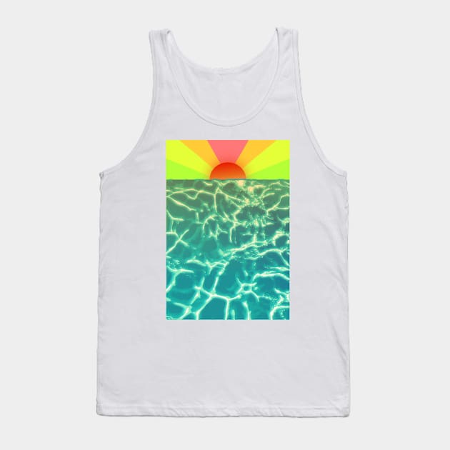 The sun and the sea - sun rise colors Tank Top by Forrosa